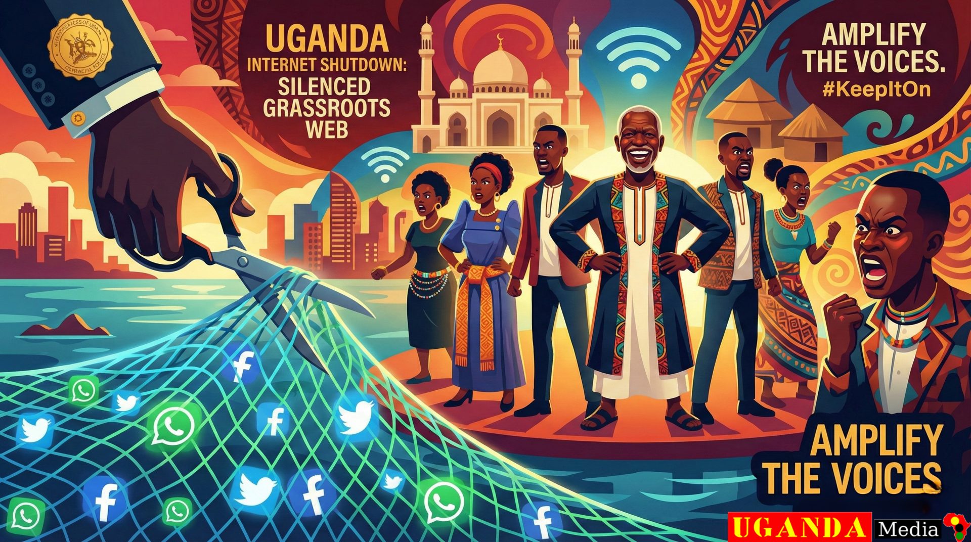 Uganda internet shutdown 2026 UCC directive